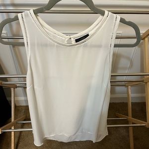 White JCREW tank